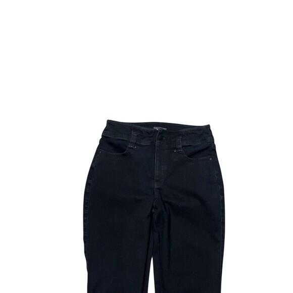 NYDJ High Rise Marilyn Straight Jeans w/Frayed Hem-Huntley Size 8 LIft Tuck - Picture 6 of 7